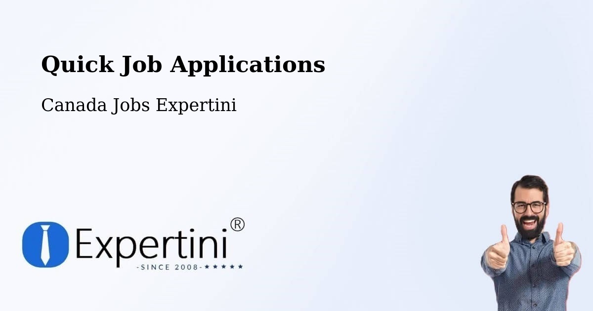 Quick Apply Feature – Montague - Canada Jobs Expertini