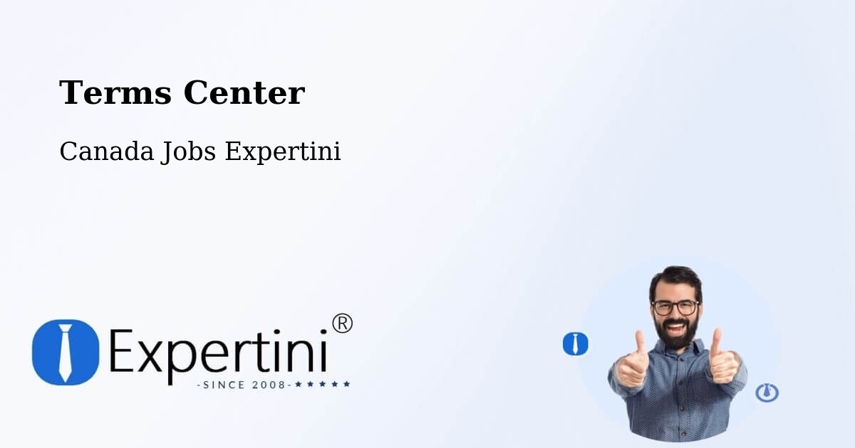 Terms of Service – Montague - Canada Jobs Expertini